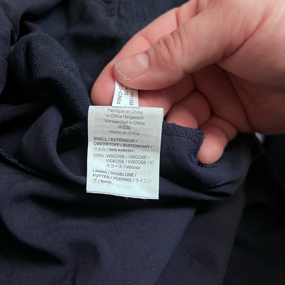 Madewell Dark Blue Wide Leg Jumpsuit - Picture 6 of 6